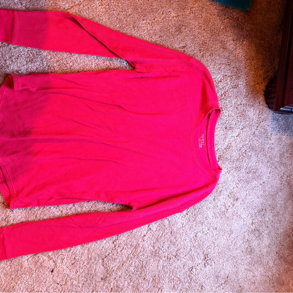 Time and Tru Hot Pink Long Sleeve Top